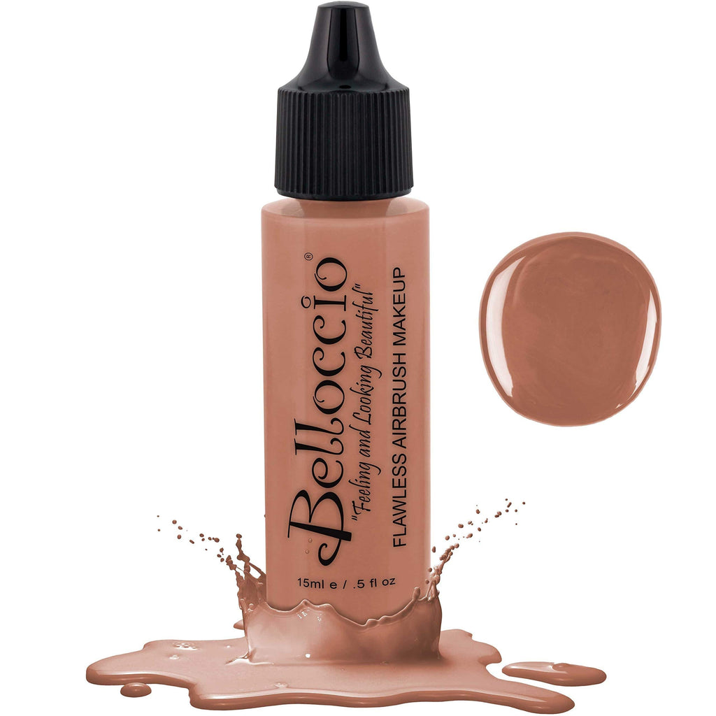 Half Ounce Bottle of Peachy Keen Blush (#BB101) Belloccio's Professional Flawless Airbrush Makeup (Warm your cheeks with peach) - BeesActive Australia