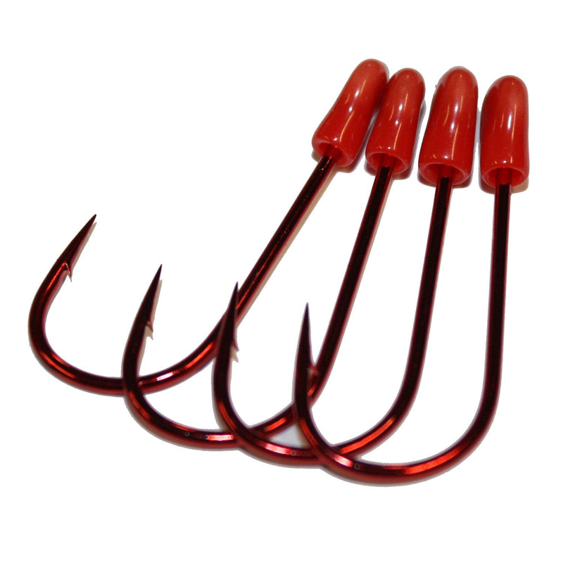 Gamakatsu Trailer SP Hook, 4 Per Pack One Size Red - BeesActive Australia