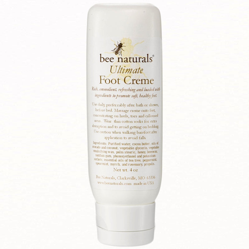 Bee Naturals, Ultimate Foot Cream - Treats Dry, Cracked and Callous Feet - See and Feel Immediate Results - BeesActive Australia