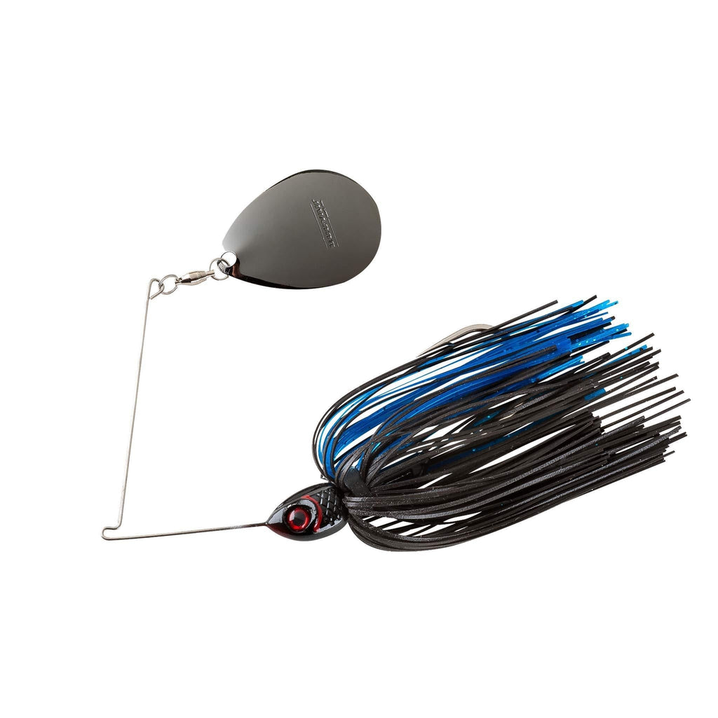 [AUSTRALIA] - Booyah Moontalker Spinner-Bait Bass Fishing Lure 3/8 oz Black/Blue 