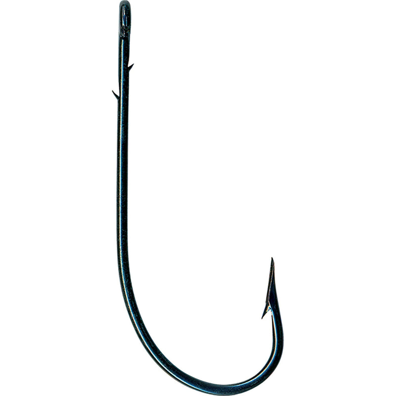 Mustad 33637B Classic Sproat Worm 2 Bait Holder Barbs Hook (100-Pack) Size 2/0 Blued - BeesActive Australia