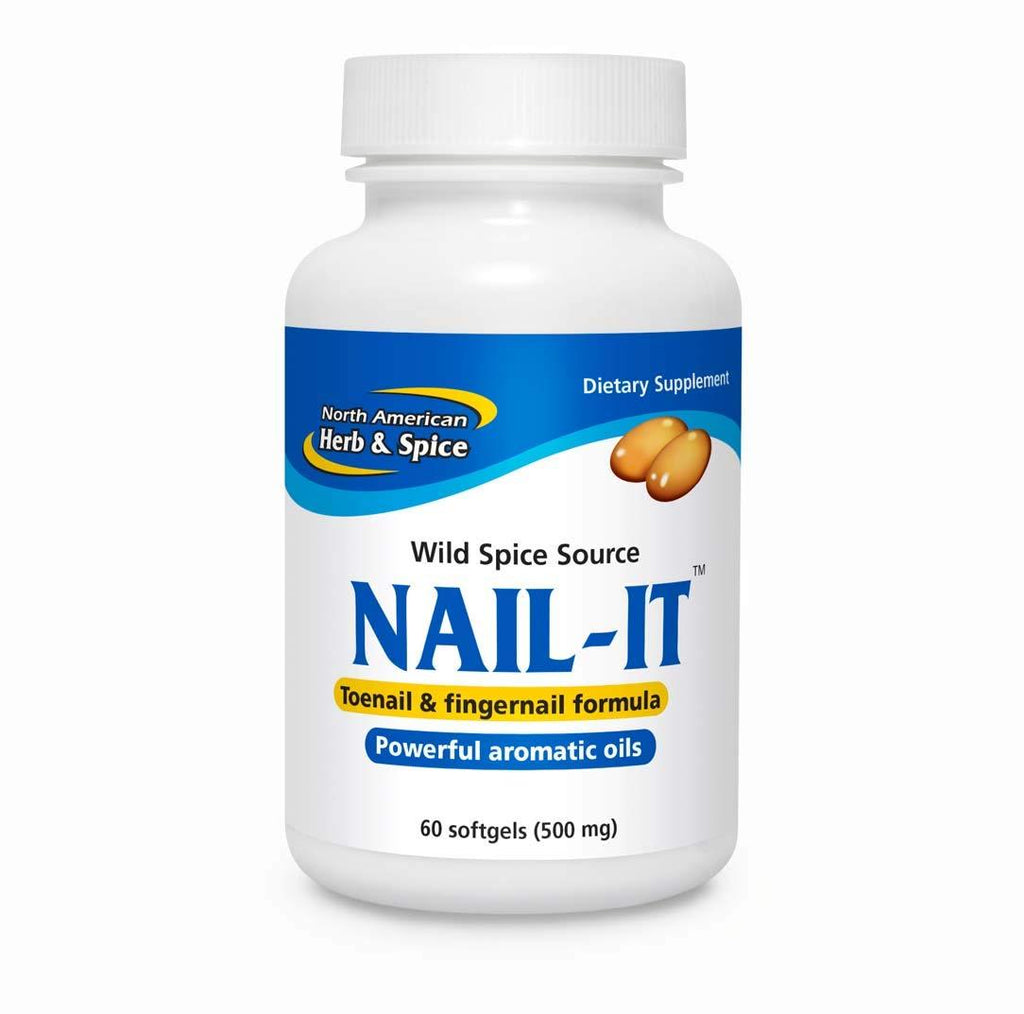 North American Herb and Spice Nail-It Gelcaps, 60 Count - BeesActive Australia