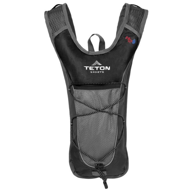 [AUSTRALIA] - TETON Sports TrailRunner 2.0 Hydration Pack; Backpack for Hiking, Running and Cycling; Free 2-Liter Hydration Bladder Black 16.5-Inch x 10.5-Inch x .7-Inch 