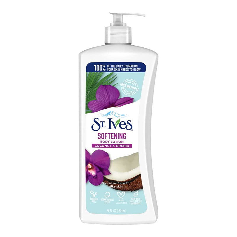 St. Ives Softening Body Lotion Coconut & Orchid Extract 21 oz 21 Ounce - BeesActive Australia