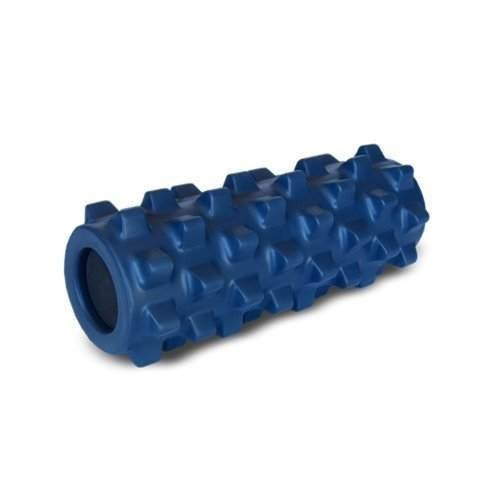 RumbleRoller - Half Size 12 Inches - Blue - Original - Textured Muscle Foam Roller - Relieve Sore Muscles- Your Own Portable Massage Therapist - Patented Foam Roller Technology - BeesActive Australia