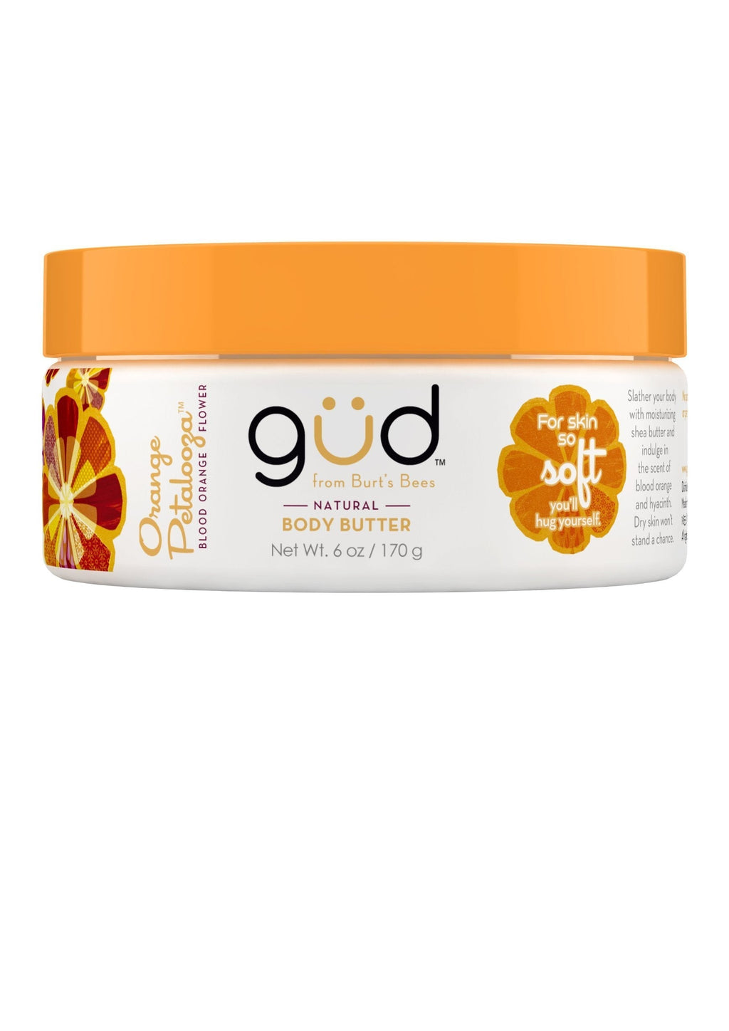 Gud Orange Petalooza Natural Body Butter, 6 Ounce - BeesActive Australia