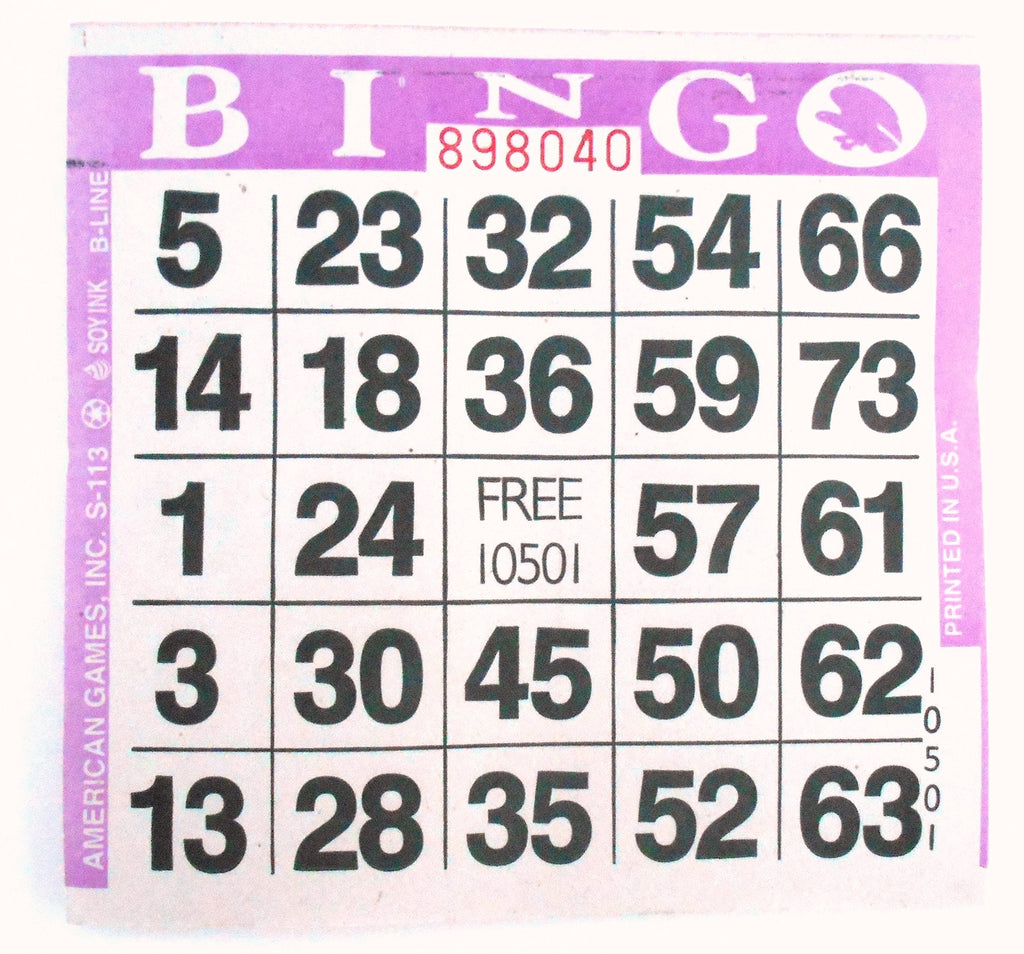 1on Orchid Bingo Paper Cards- (500 Sheets Per Pack) - BeesActive Australia