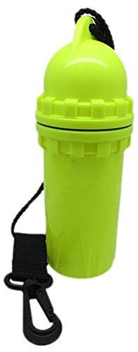 [AUSTRALIA] - Scuba Diving Snorkeling Waterproof Cylindrical Dry Box with Clip Yellow 