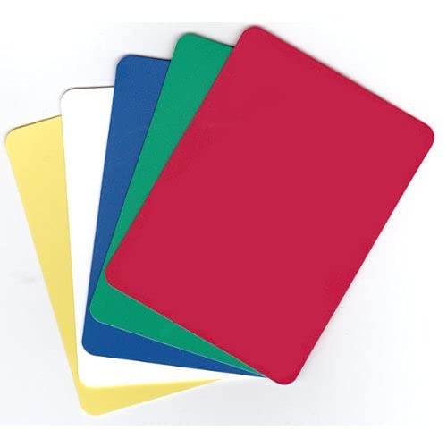 Set of 5 Plastic Poker Cut Cards (Assorted Colors) - BeesActive Australia