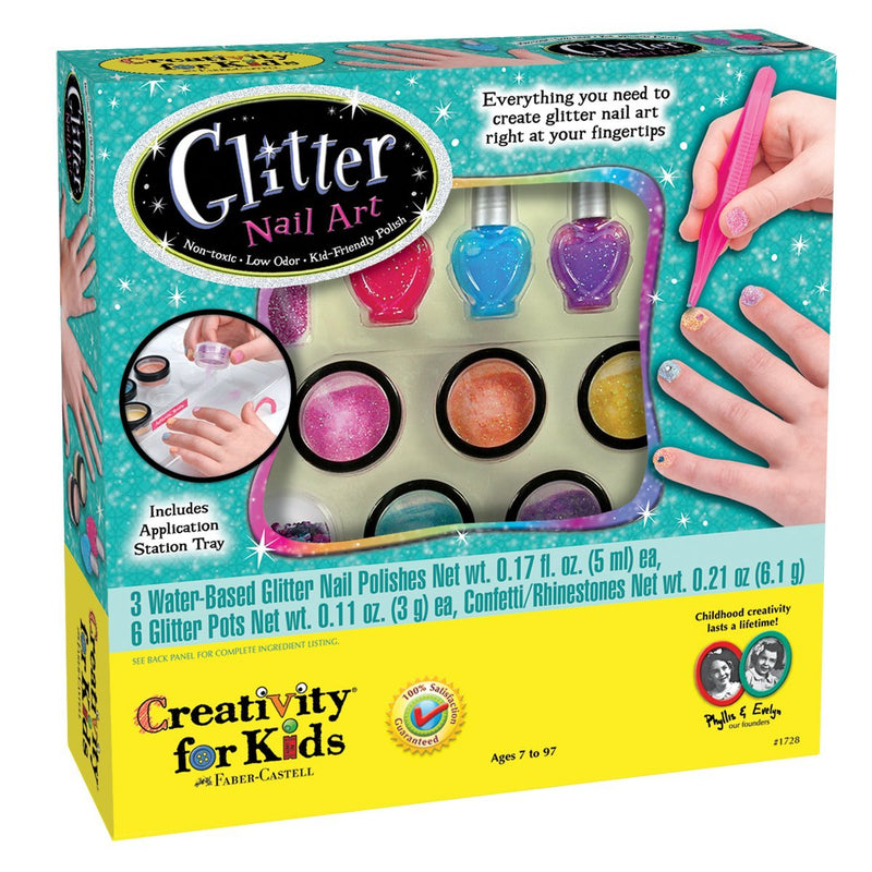 Creativity for Kids Glitter Nail Art - Glitter Manicure Kit for Kits - BeesActive Australia