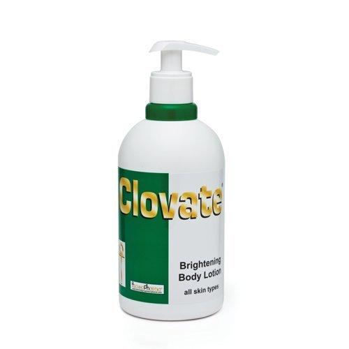 Clovate Brightening Body Lotion 500ml - Formulated to Reduce Skin Discolouration, Brightening Properties, with Alpha Arbutin Complex, Lactic Acid and Olive Oil - BeesActive Australia