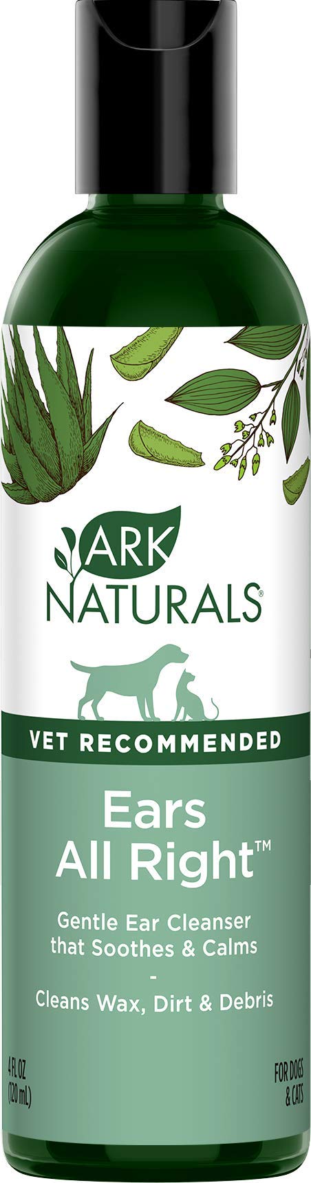 ARK NATURALS Ears All Right, Gentle Ear Cleansing Lotion for Dogs, Relieve Issues with Infection, Allergies, Odor and Wax, Natural Botanical Formula, 4oz Bottle - BeesActive Australia