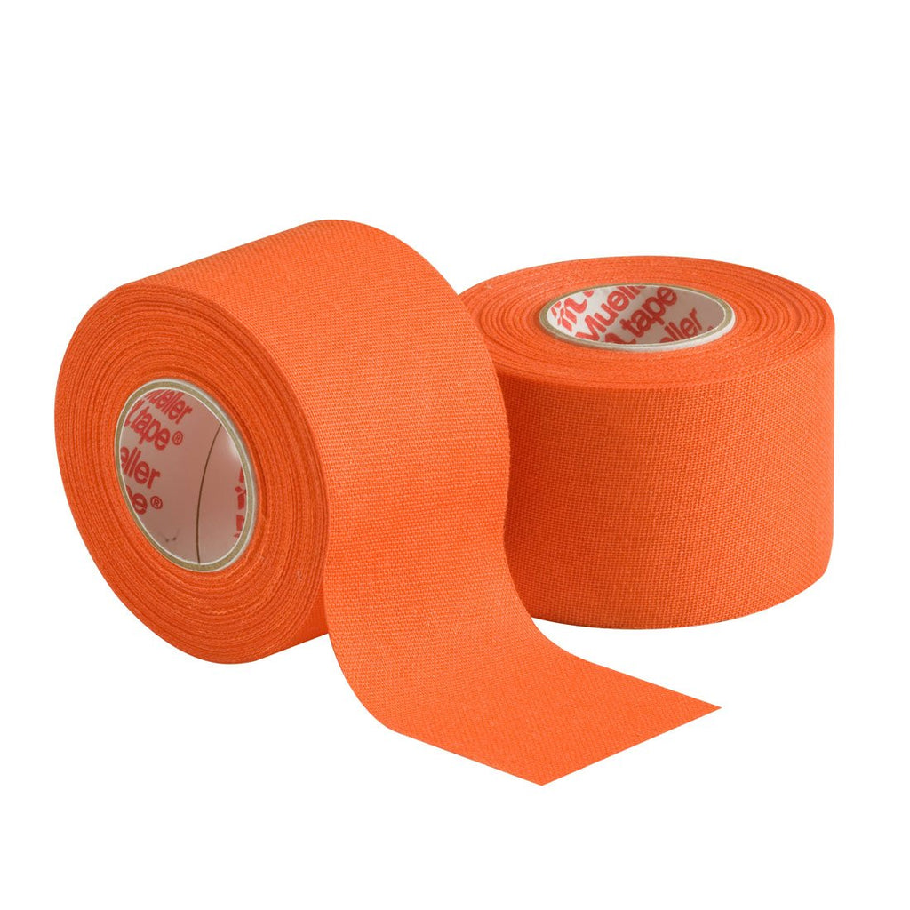 Mueller Sports Medicine Athletic Tape, 1.5" X 10yd Roll, Orange, 2 pack - BeesActive Australia