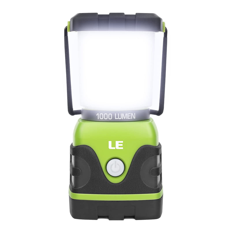 LE LED Camping Lantern, Battery Powered LED with 1000LM, 4 Light Modes, Waterproof Tent Light, Perfect Lantern Flashlight for Hurricane, Emergency, Survival Kits, Hiking, Fishing, Home and More - BeesActive Australia