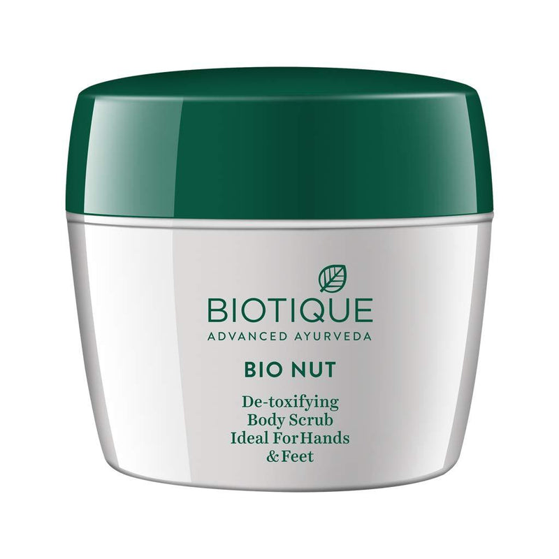 Biotique Bio Nut Detoxifying Body Scrub, Ideal for Hands and Feet, 175g - BeesActive Australia