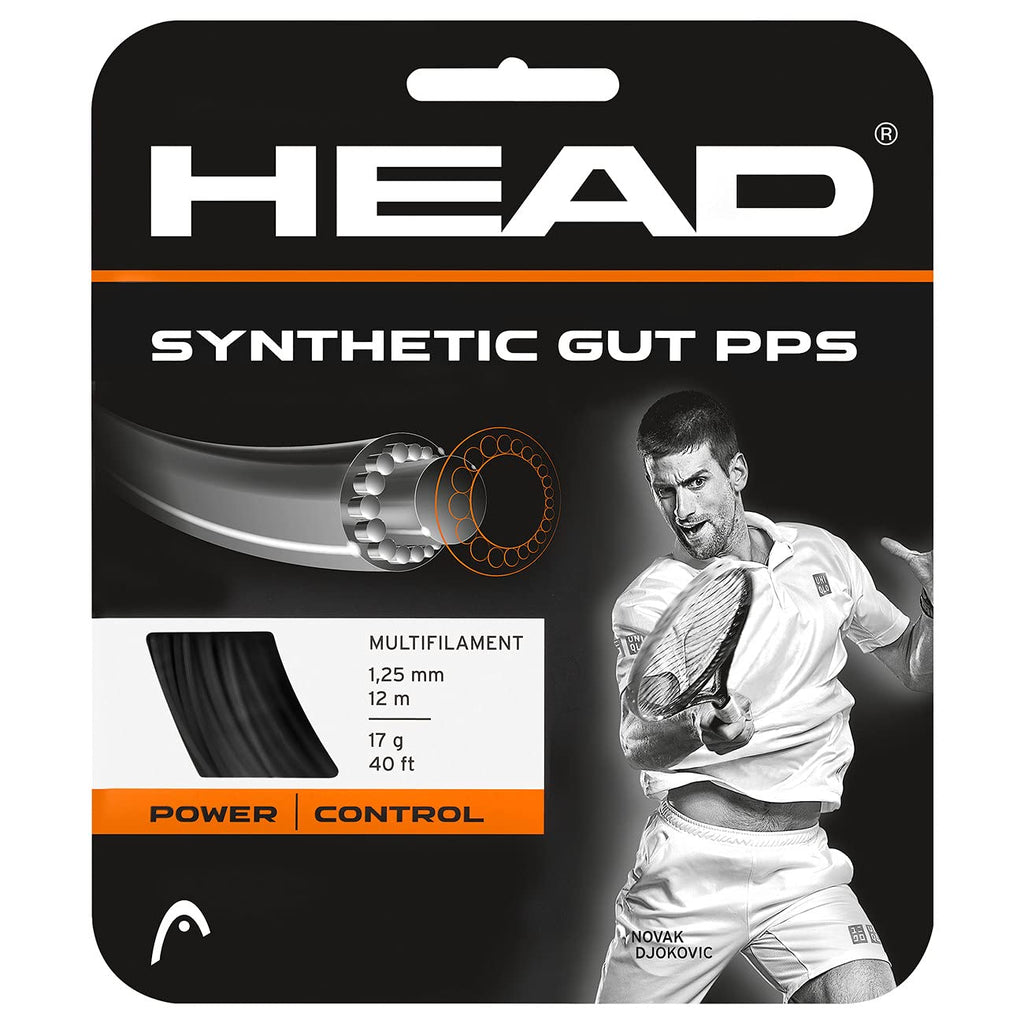 Head Synthetic Gut PPS Multifilament Tennis Racket String Black 16 Gauge - BeesActive Australia