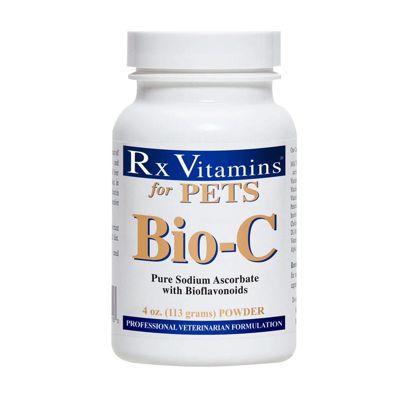 Rx Vitamins Bio-C Vitamin C Immune Support for Pets - Powdered Vitamin C for Dogs and Cats - Pure Vitamin C Powder Antioxidants for Pets - Vitamins for Dogs - Cat Supplements - 4 oz. - BeesActive Australia