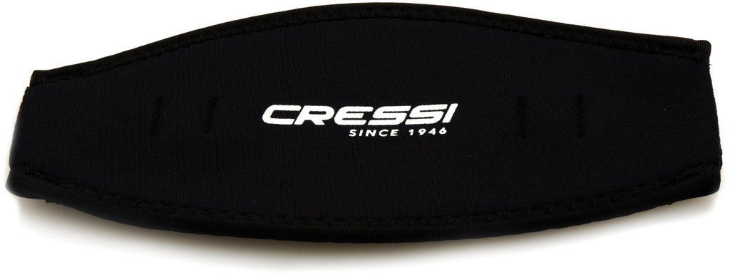 Cressi Neoprene Mask Strap Cover - Comfortable Cover for Diving Mask, Ideal for Long Hair or for Identification Black - BeesActive Australia