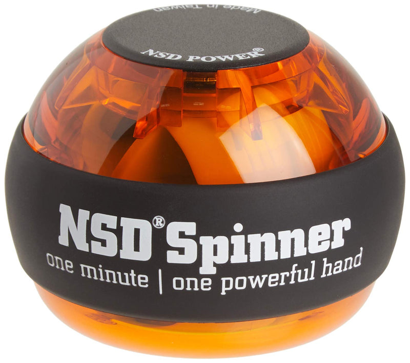 NSD Power Essential Spinner Gyro Hand Grip Strengthener Wrist Forearm Exerciser Amber - BeesActive Australia