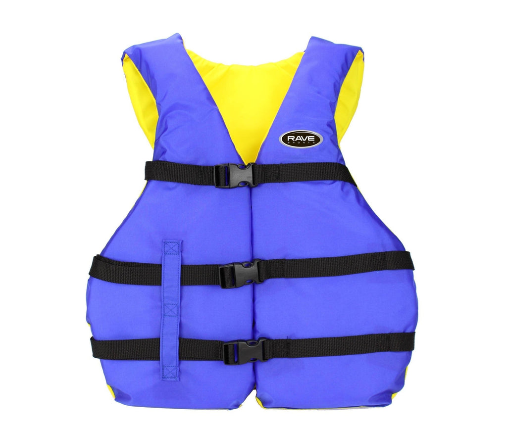 [AUSTRALIA] - Rave Youth Nylon Personal Flotation Device (Blue/Yellow) Young Person Life Vest 