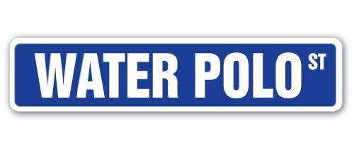 [AUSTRALIA] - Water Polo Street Sign Team Sports Swim Game Swimming | Indoor/Outdoor |  18" Wide 