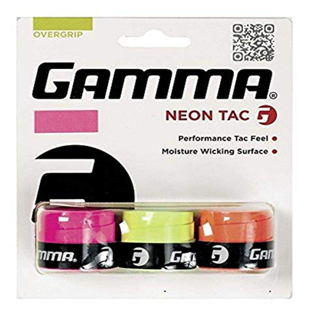 Gamma AGNOT10 Neon Tac Overgrip Assorted - BeesActive Australia
