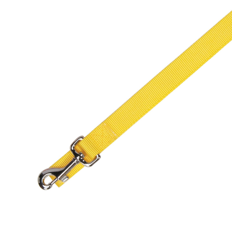 Zack & Zoey Basic Nylon Dog Leash Yellow 4-Feet x 5/8-Inch Lead - BeesActive Australia