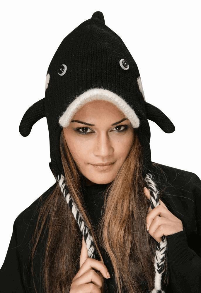 [AUSTRALIA] - Orca Whale Pom Pom Knit Hat 