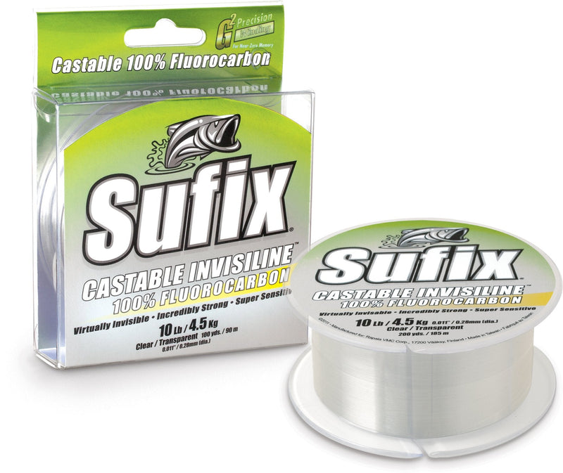 Sufix Invisiline Casting Flourocarbon 200-Yards Spool Size Fishing Line One Size Multi - BeesActive Australia