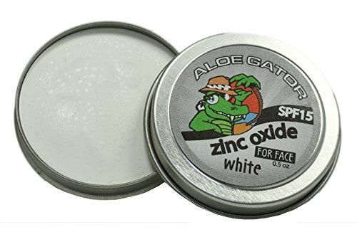 Aloe Gator SPF 15 Zinc Oxide Water Resistant Suncare for Face, White - BeesActive Australia