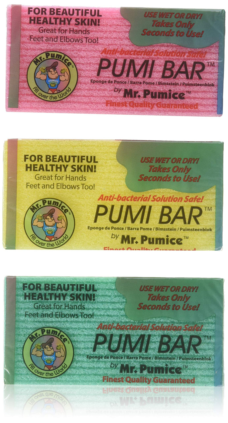 Mr. Pumice Callus Remover Pumi Bar Pedicure Stone & Foot Scrubber, 6 Count (Pack of 1) - BeesActive Australia