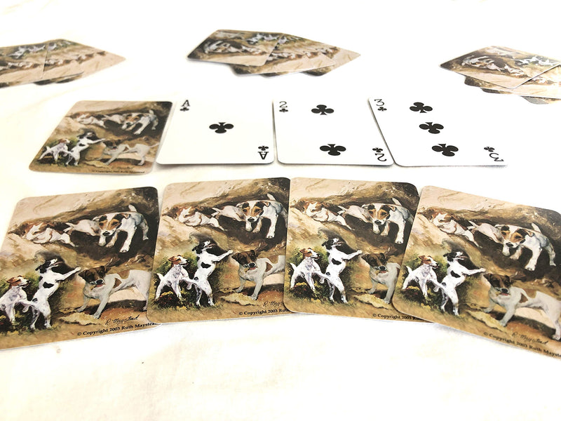 [AUSTRALIA] - Best Friends Playing Cards, by Ruth Maystead - Jack Russel Terrier 