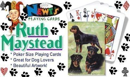 [AUSTRALIA] - Best Friends Playing Cards, by Ruth Maystead - Rottweiler 