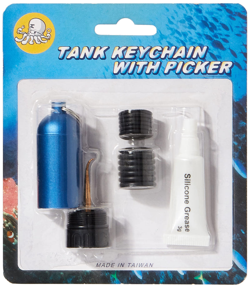 Scuba Choice Scuba Diving Mini Tank Key Ring with O-Rings and Silicone Grease 3g - BeesActive Australia