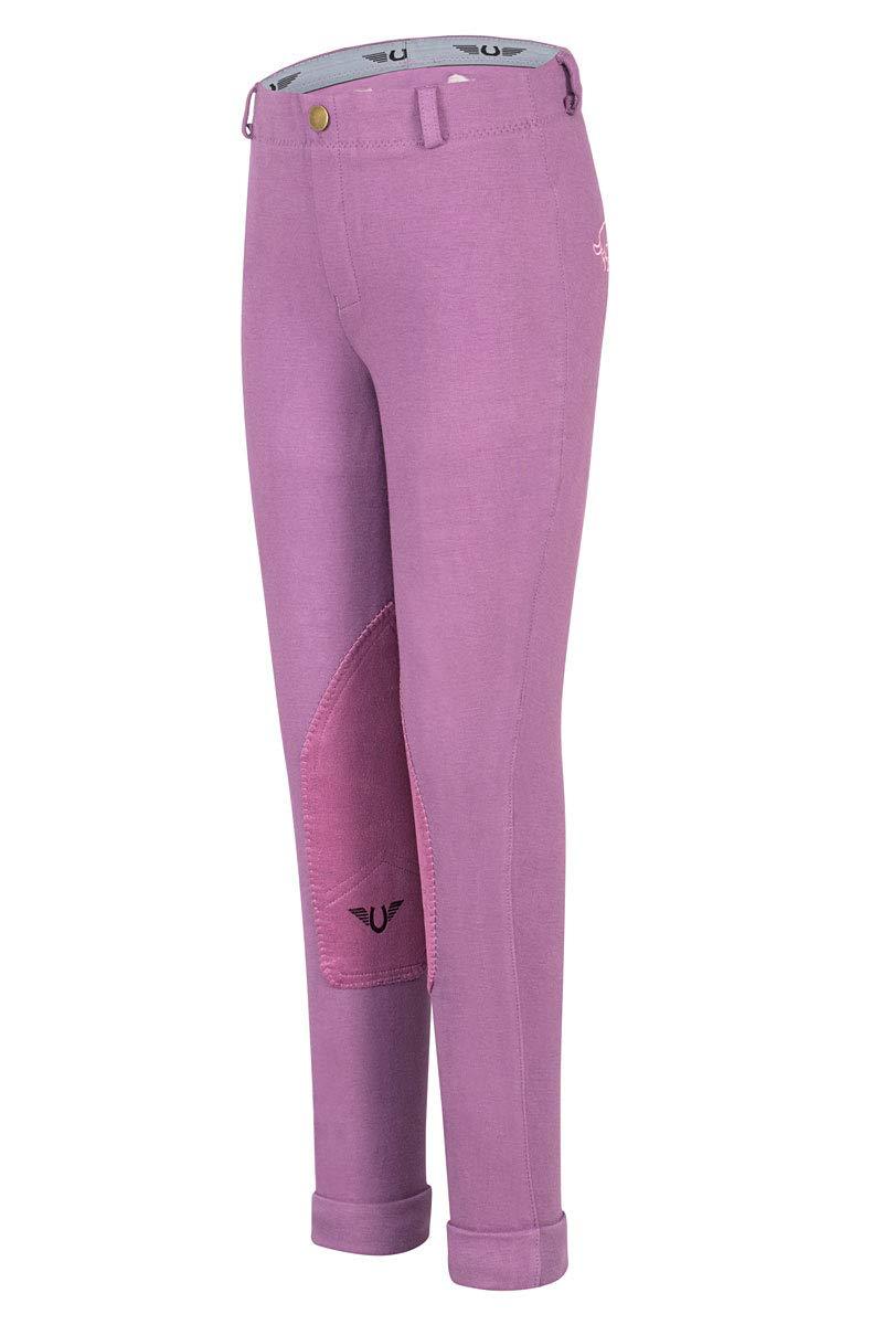 [AUSTRALIA] - TuffRider Kid's Cotton Embroidered Pull-On Jods 10 Purple 