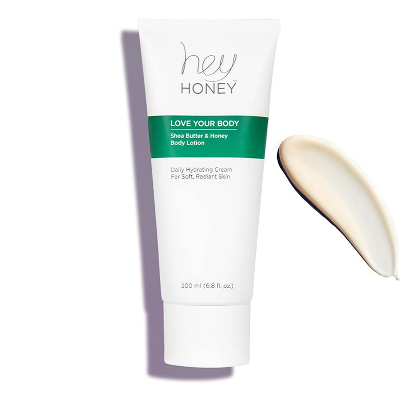 Hey Honey,Love Your Body,Honey Body Moisturizing Lotion.Luxurious honey and shea butter body cream that softens and replenishes the skin while providing a natural glow and antibacterial support. 8.4oz. - BeesActive Australia