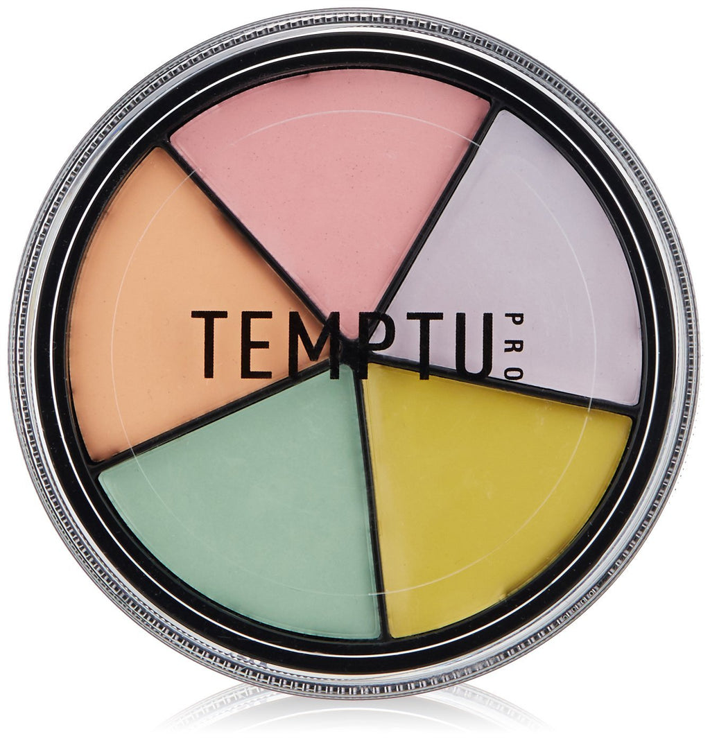 TEMPTU S/B Neutralizer Wheel - Includes 5 Color-Correcting Shades To Perfect & Even Out All Skin Types & Tones | Multi-use, Can Be Applied With Brush, Sponge, or Fingertips - BeesActive Australia