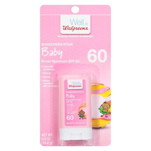 Walgreens Baby Sunscreen Stick SPF 60+, .5 oz - BeesActive Australia