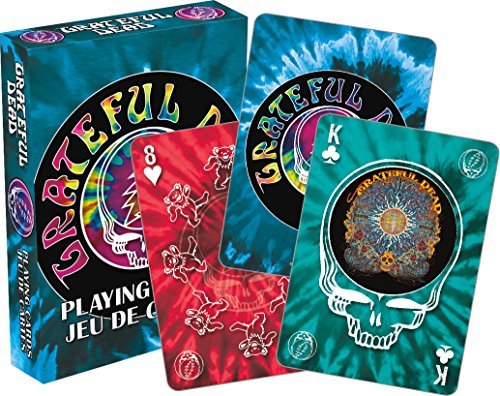 AQUARIUS Grateful Dead Playing Cards - Grateful Dead Themed Deck of Cards for Your Favorite Card Games - Officially Licensed Grateful Dead Merchandise & Collectibles - BeesActive Australia