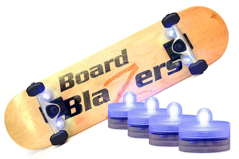 Board Blazers LED Skateboard Lights Underglow - Ideal Skateboard Gift & Skateboard Accessory. Perfect LED Longboard Light or Scooter Light Blazing Blue - BeesActive Australia