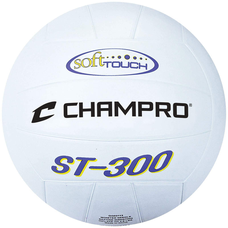 [AUSTRALIA] - Champro 300 Rubber Volleyball (White/Black) 