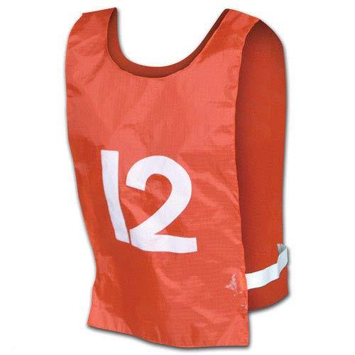 [AUSTRALIA] - Champro Nylon Pinnie with Number 12-Inch Width x 22-Inch Length BLACK 