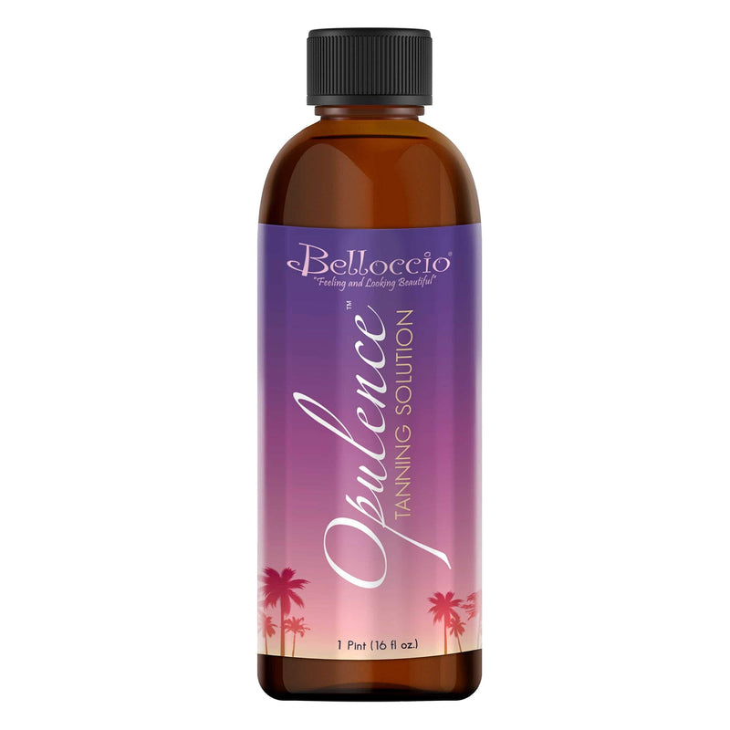 1 Pint of Belloccio"Opulence" Ultra Premium"DHA" Sunless Tanning Solution with Dark Bronzer Color Guide - BeesActive Australia
