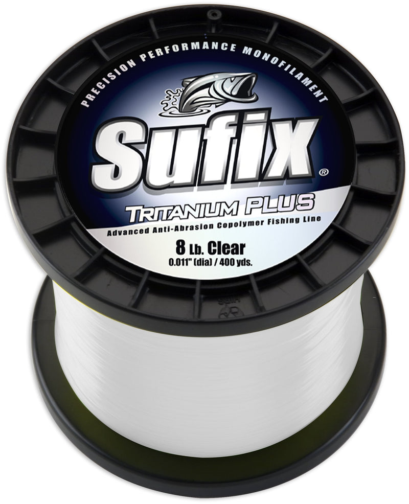 Sufix Tritanium Plus 1/4-Pound Spool Size Fishing Line (Clear, 50-Pound) - BeesActive Australia
