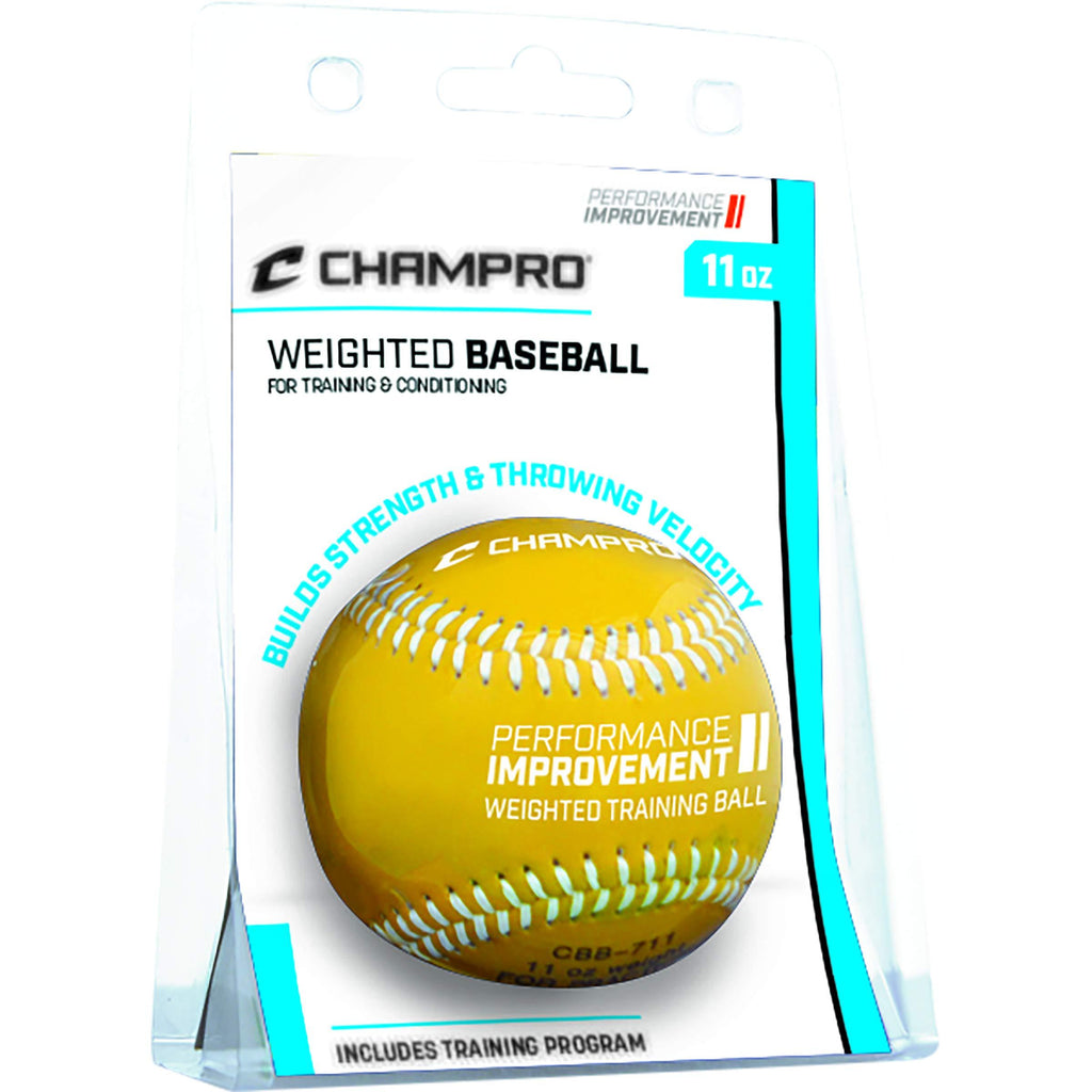 [AUSTRALIA] - Champro Weighted Baseball Cover, Package (Yellow, 11-Ounce) 