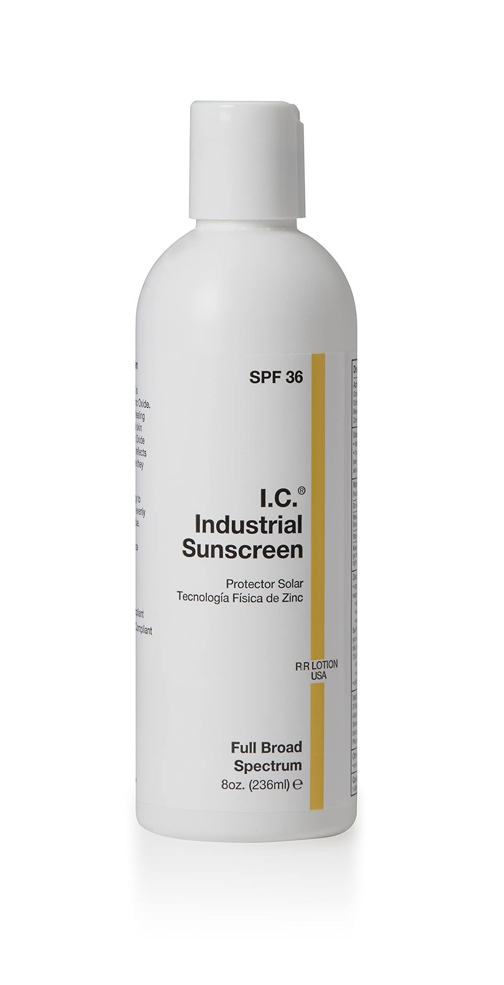 Industrial Zinc Oxide Sunscreen SPF30+, Full Broad Spectrum, Rubs in Clear, Protects Immediately, 80-min Water. Anti-inflammatory Properties. Keeps The Body Cooler by Reflecting UV Rays. 8oz 8 Ounce Bottle - BeesActive Australia