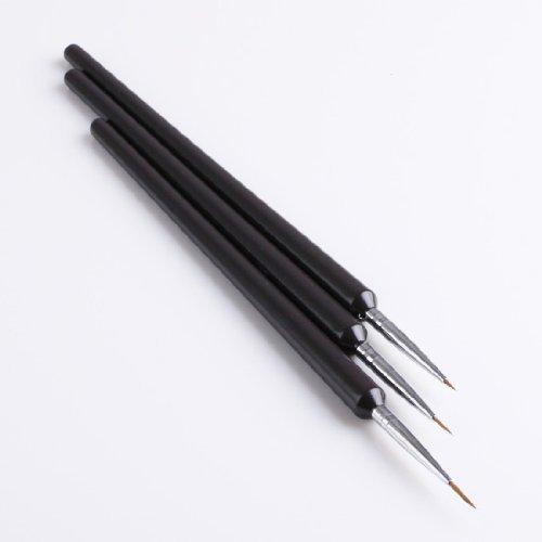 3 pcs Tiny Acrylic Nail Art Design Decoration Pen Brush Painting Drawing Tool - BeesActive Australia