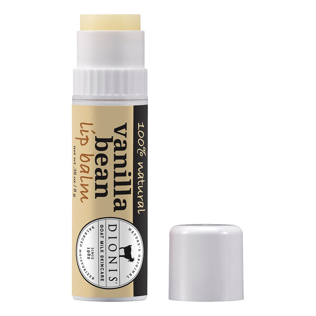 Dionis - Goat Milk Skincare Vanilla Bean Scented Lip Balm (0.28 oz) - Made in the USA - Cruelty-free and Paraben-free - BeesActive Australia