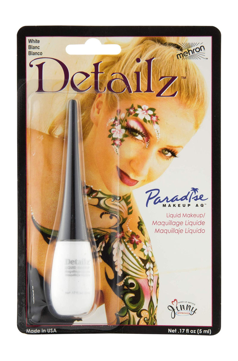 Mehron Makeup Detailz Face & Body Paint (.17 ounce) (White) - BeesActive Australia