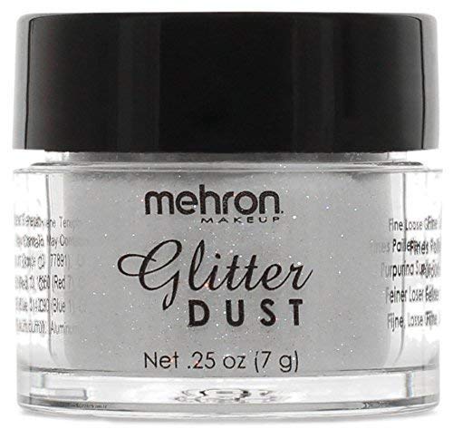 Mehron Makeup GlitterDust (.25 oz) (Opalescent White) Opalescent - BeesActive Australia